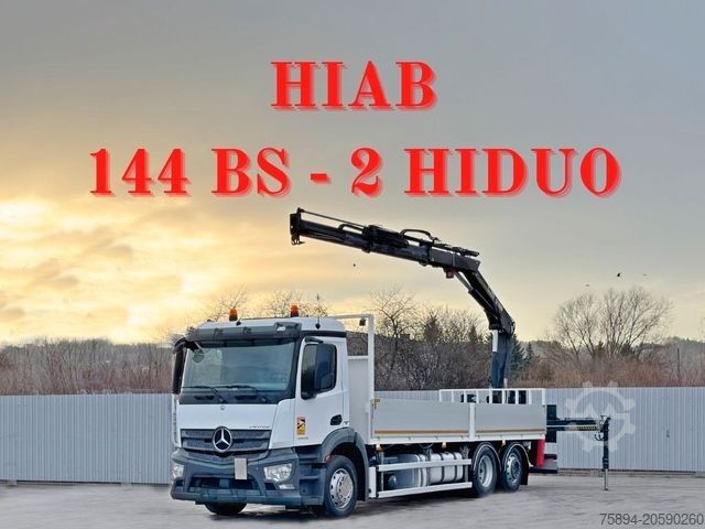 Autolaadkraan MERCEDES-BENZ ANTOS 2543* HIAB 144 BS - 2 HIDUO /FUNK