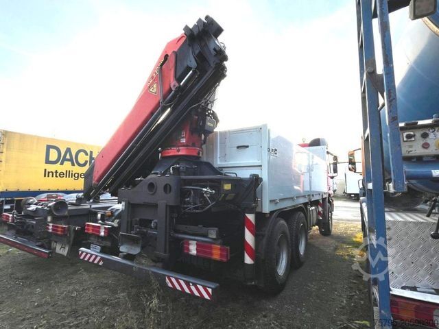 Flatbed truck MERCEDES-BENZ Actros 2640 6x4 Pritsche Heckkran PK 27.000 Kran