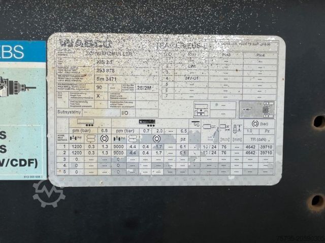 Tiptrailer SCHWARZMÜLLER K-Serie K202 Kippauflieger Halfep. ca. 24m³