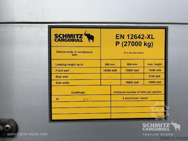 Otevřený návěs s plachtou Schmitz Cargobull Semitrailer Curtainsider Standard
