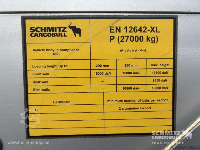 Otevřený návěs s plachtou Schmitz Cargobull Semitrailer Curtainsider Standard