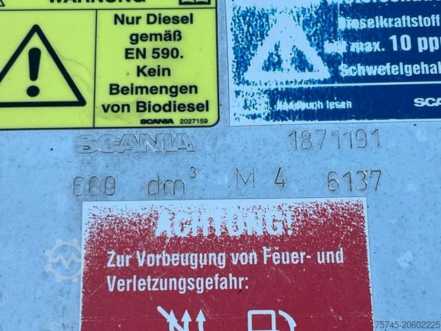 Tractora standard SCANIA R410 * KIPPHYDRAULIK * ALCOA * 2X TANK *RETARDER