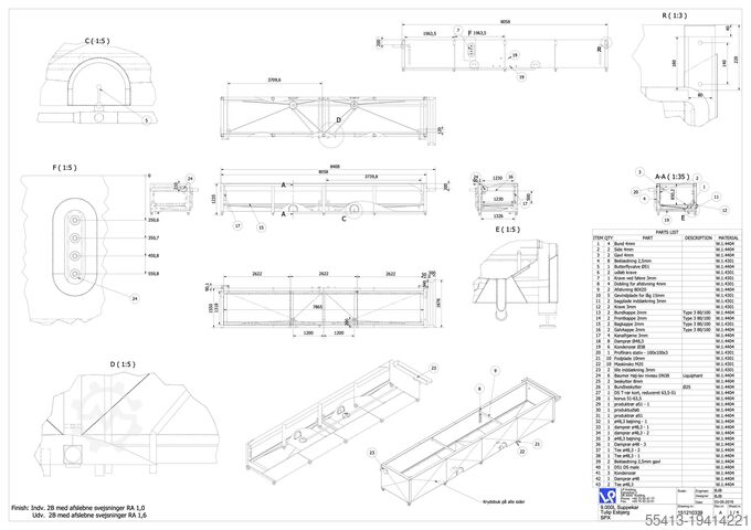 Cuba rectangular LP Kolding KAR