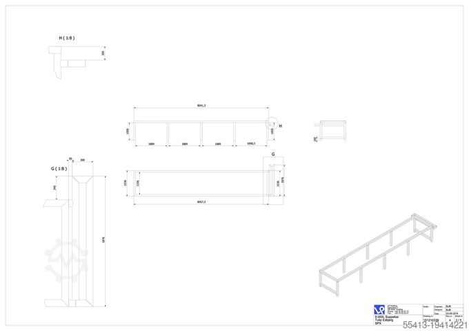 Cuba rectangular LP Kolding KAR