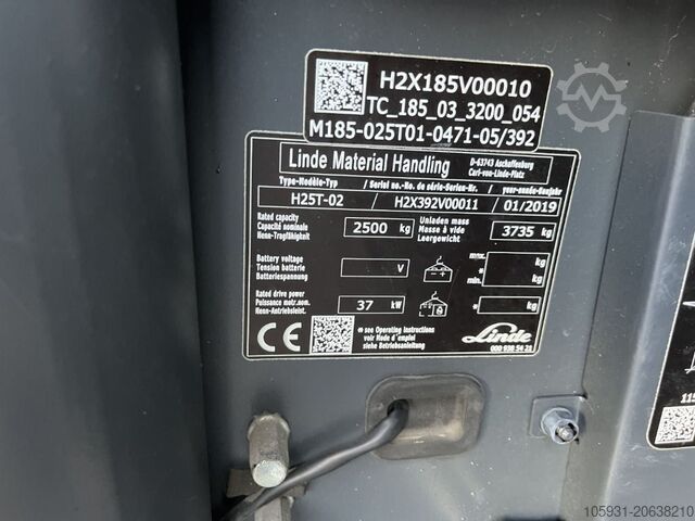 LPG -gaffeltruckar Linde H25T-02