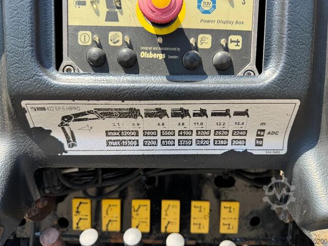 Kranbil DAF CF 85.360 8x2*6 HIAB 42T/m Crane