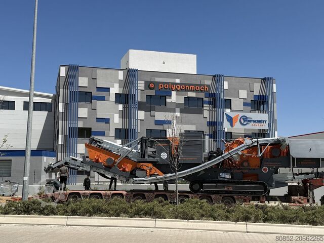 Εργοστάσιο θραύσης Polygonmach PTV800  track mounted vertical shaft impactor