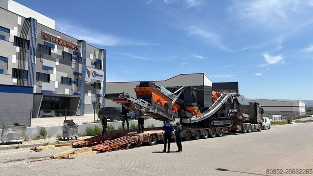 Εργοστάσιο θραύσης Polygonmach PTV800  track mounted vertical shaft impactor