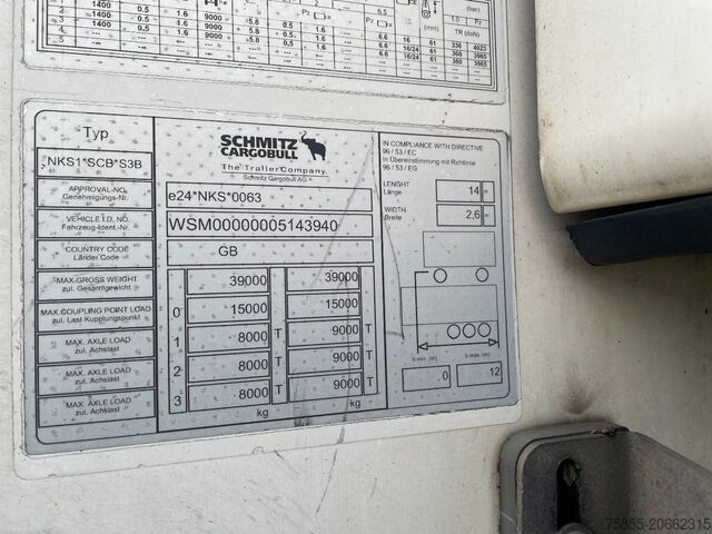 Transport chłodniczy/mrożony Schmitz Cargobull Fridge Thermoking SLXe Spectrum / Multitemp / S...