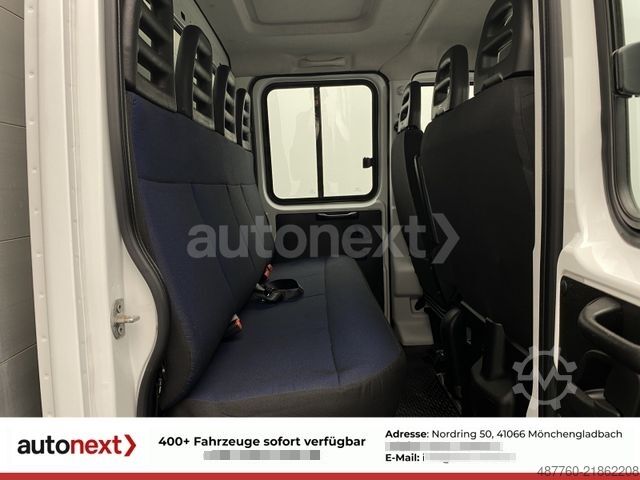Gardinsided kassevogn IVECO Daily 70C18H DoKa *Werkstatt* LBW+7-SITZE (5268)