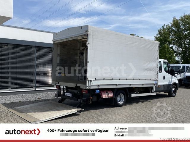 Gardinsided kassevogn IVECO Daily 70C18H DoKa *Werkstatt* LBW+7-SITZE (5268)