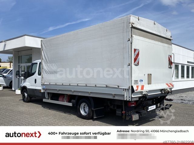 Gardinsided kassevogn IVECO Daily 70C18H DoKa *Werkstatt* LBW+7-SITZE (5268)