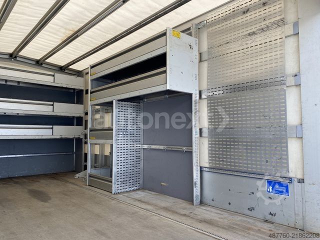 Gardinsided kassevogn IVECO Daily 70C18H DoKa *Werkstatt* LBW+7-SITZE (5268)