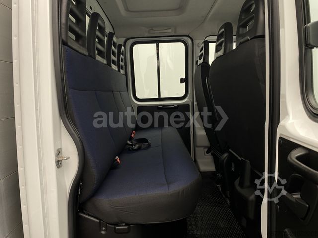 Gardinsided kassevogn IVECO Daily 70C18H DoKa *Werkstatt* LBW+7-SITZE (5268)