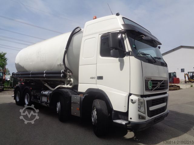 Φορτηγό ειδικού σκοπού VOLVO FH420 8x4 BB Spitzer Silo 23 cbm VEB EU5
