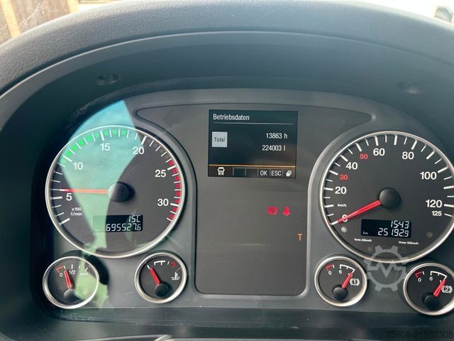 Felépítménycserélő teherautó MAN TGX 26.460 XLX BDF Multi 2 Tanks Intarder ACC
