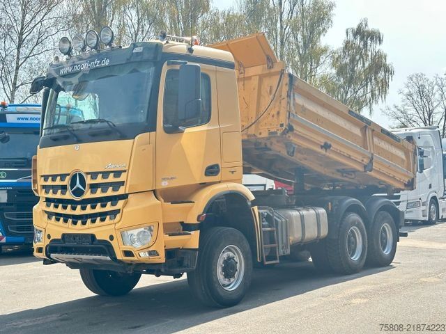 Háromirányú billenő teherautó MERCEDES-BENZ Arocs 3345 6x6 Meiller DSK Bordmatik AHK