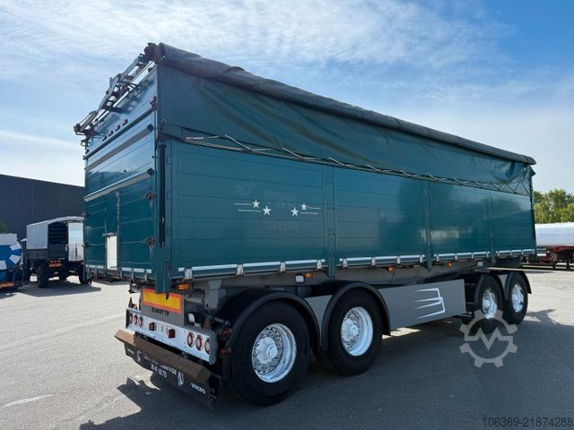 Dreiseitenkipper Anhänger SCHMIDT 30 t. Dreiseiten Getreidekipper m/Ecotop