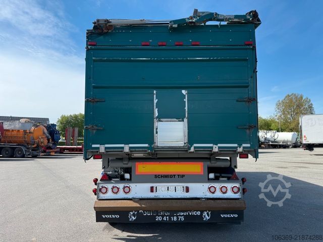 Dreiseitenkipper Anhänger SCHMIDT 30 t. Dreiseiten Getreidekipper m/Ecotop