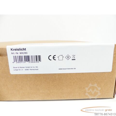 Component  Bauer  Böcker LED-Maschinenleuchte Kreislicht M - ! - 900/83