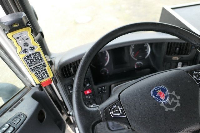 Abrollkipper SCANIA R 580 6x4, V8-Motor, Meiller RS21, Retarder, AC