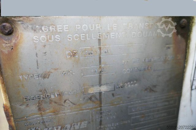 Wechselfahrgestell LKW Krone WK-7.3 RST, BDF, Rolltor, Wechselkoffer