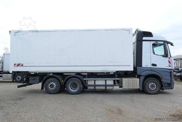 Box truck MERCEDES-BENZ 2545 L Actros 6x2, Retader, für Bohrgeräte, AHK