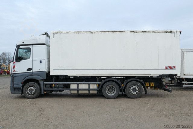 Box truck MERCEDES-BENZ 2545 L Actros 6x2, Retader, für Bohrgeräte, AHK