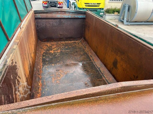 Afzetcontainer  CONTAINER SCARRABILE USATO CON COPERCHIO