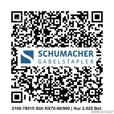 Diesel Forklift STILL RX70-80/900 | Nur 2.025 Bst.