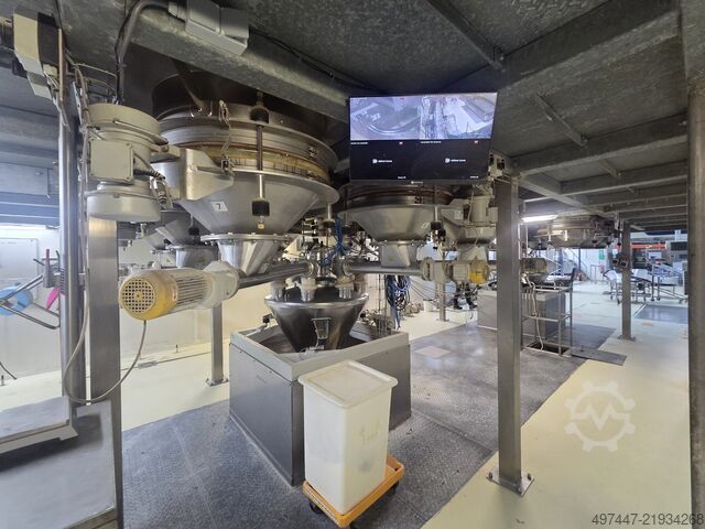 Impianto di dosaggio materie prime AZO grondstof doseer installatie grondstof doseer installatie