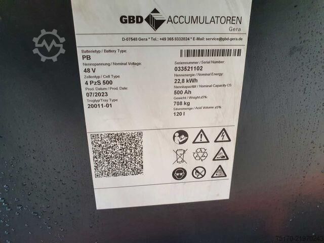 Motostivuitor Toyota 8FBET15 / Batterie  HH: 4.3m! / 2.849h