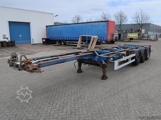 Μεταφορά εμπορευματοκιβωτίων Van Hool O4, ADR, 3 Axle SAF, NL Trailer