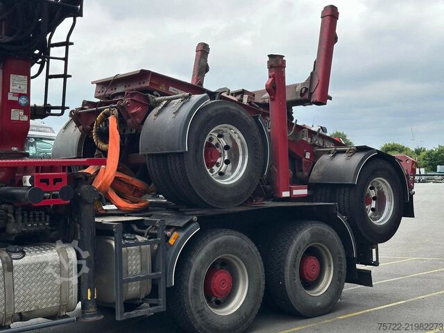 Transportador de madera Mercedes-Benz Arocs 3358 6x4 BB mit EpsilonS290Z96 DOLL RATIO+