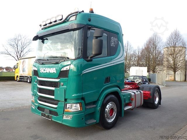 Standard tractor unit SCANIA R 500 A L-Fhs./Ret/Hydr./Safety/Alcoa/Standklima