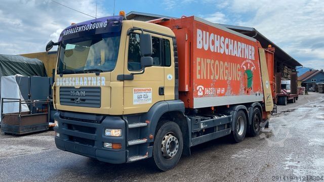 Vuilniswagen MAN TGA 26.360 6x2 Müllwagen Euro 4 BJ 2007