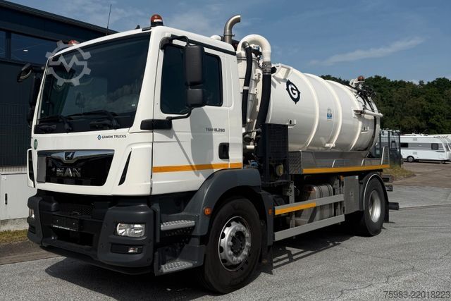 Camion-citerne à vide MAN TGM 18.290 4x2 BL Gamon Sauger