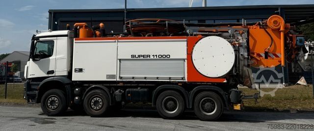Camion-citerne à vide MERCEDES-BENZ Mercedes Benz Arocs 3753 8x4 Wiedemann Super1000