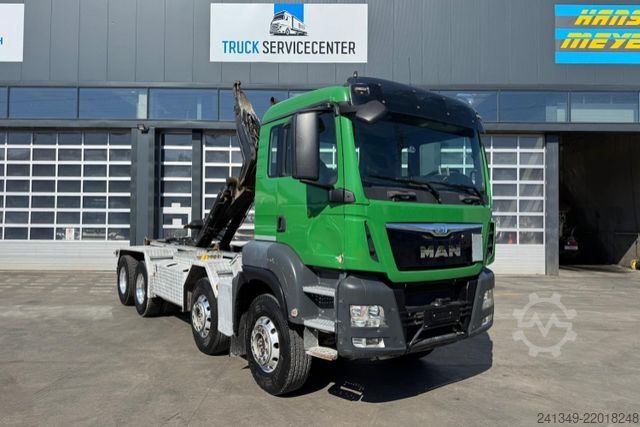 Hákový nosič kontejnerů MAN TGS 35.480 8x4 Moser