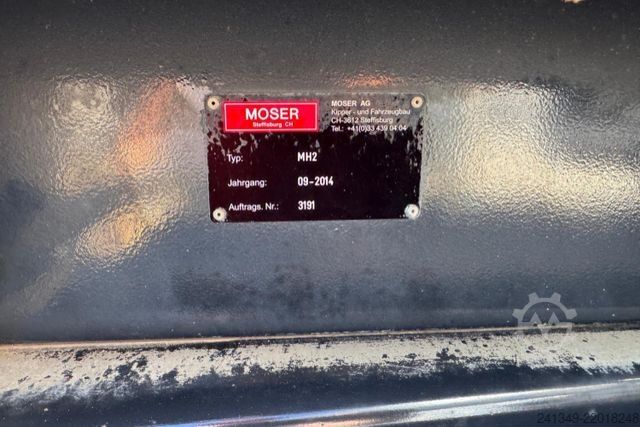 Hákový nosič kontejnerů MAN TGS 35.480 8x4 Moser