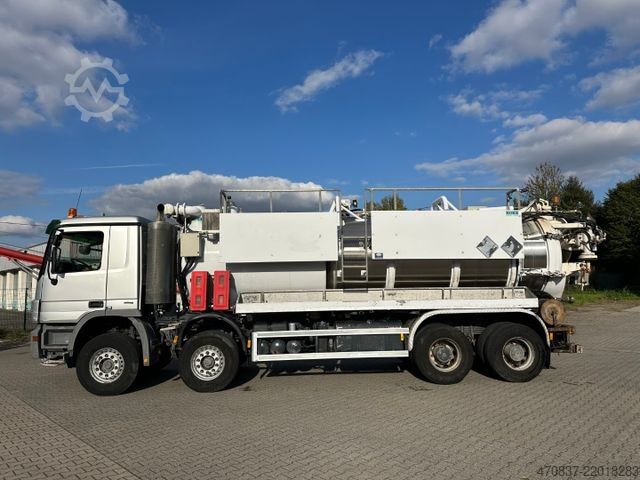 Camion-citerne à vide MERCEDES-BENZ Actros 4141 8x4 BB / KoKs Saug und Druckwagen