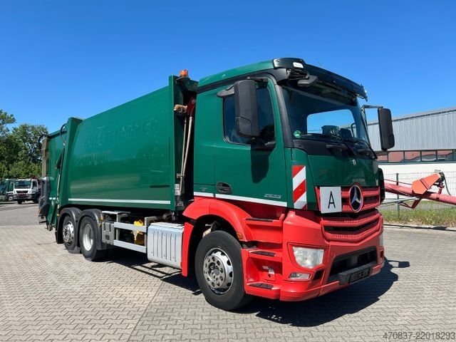 Popelářský vůz MERCEDES-BENZ Antos 2533 / Fauen Variopress 524 + Schüttung