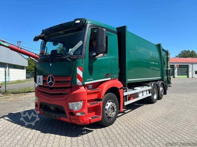 Popelářský vůz MERCEDES-BENZ Antos 2533 / Fauen Variopress 524 + Schüttung