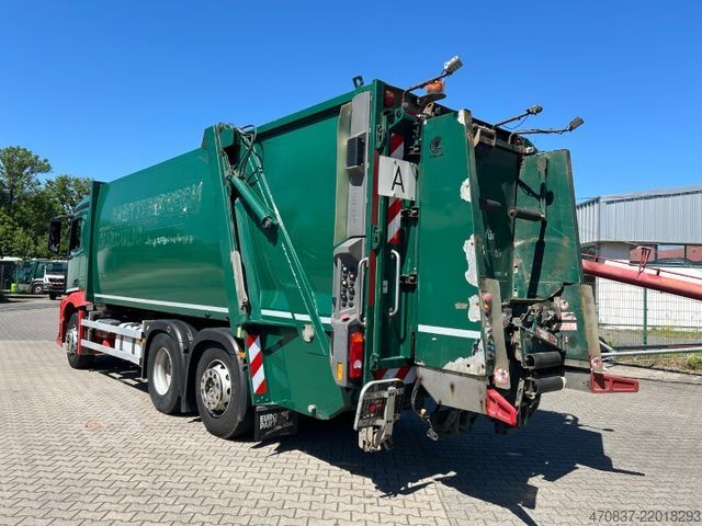 Popelářský vůz MERCEDES-BENZ Antos 2533 / Fauen Variopress 524 + Schüttung