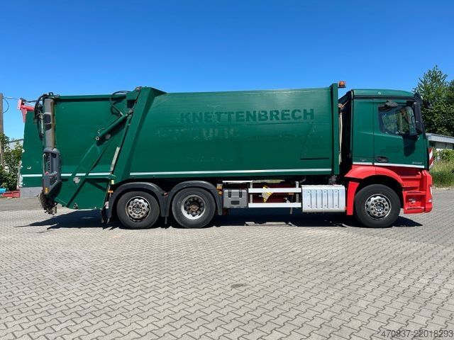 Popelářský vůz MERCEDES-BENZ Antos 2533 / Fauen Variopress 524 + Schüttung