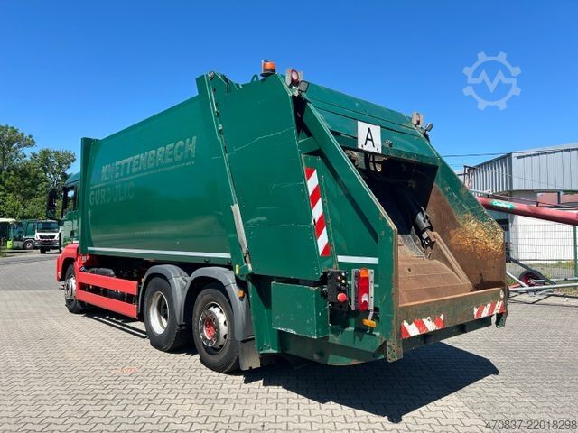 Vuilniswagen MAN TGS 26.320 / 6x2 / Faun Variopress 527