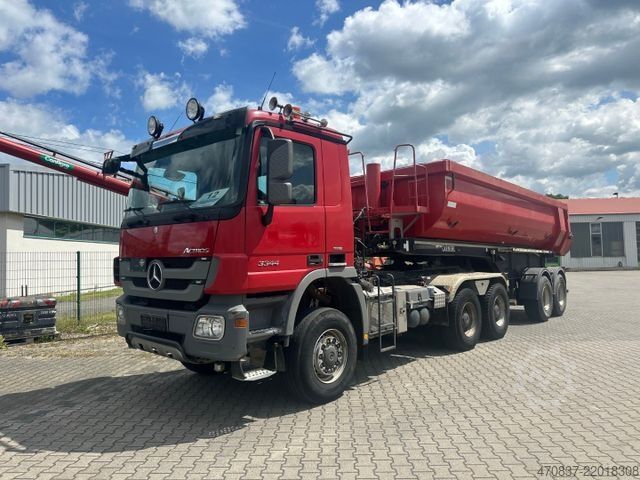 Hákový nosič kontejnerů MERCEDES-BENZ Actros 3344 AS / Kipper / Abroller / Auflieger