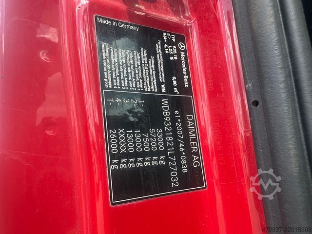 Hákový nosič kontejnerů MERCEDES-BENZ Actros 3344 AS / Kipper / Abroller / Auflieger