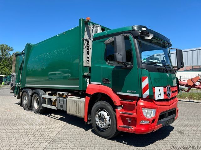 Popelářský vůz MERCEDES-BENZ Antos 2533 / Faun VarioPress 527 + Schüttung