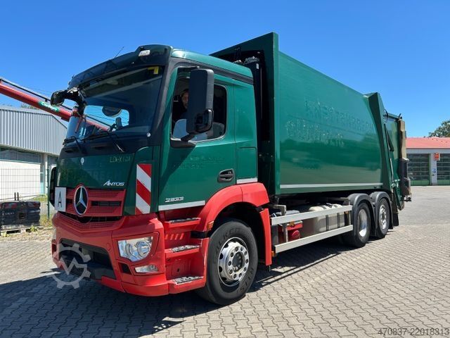 Popelářský vůz MERCEDES-BENZ Antos 2533 / Faun VarioPress 527 + Schüttung